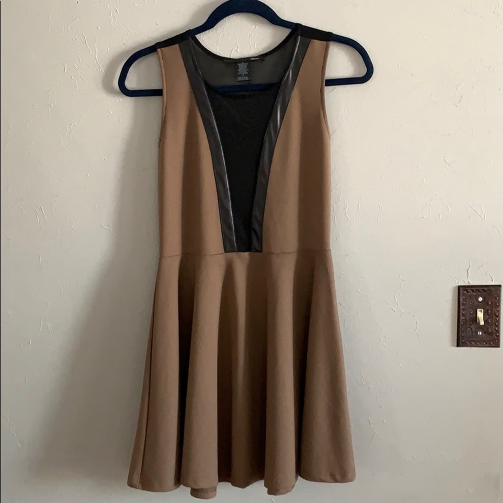 Brown and Black Ellison Dress